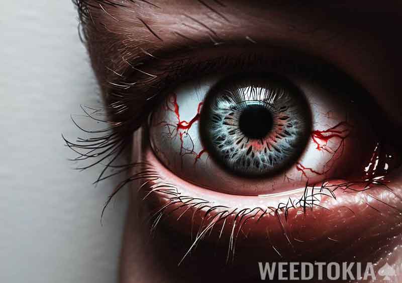 Bloodshot Eyes from Marijuana