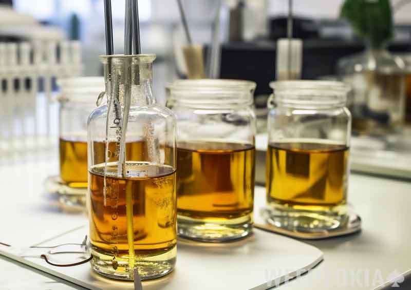 Cannabis distillation in lab