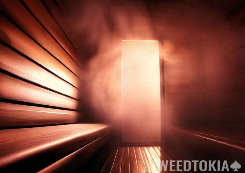 Hot and steamy sauna