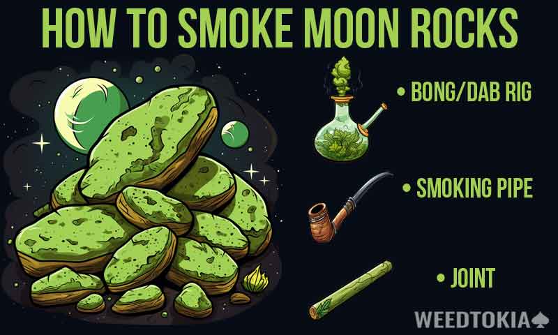 How to Smoke Moon Rocks Infographic