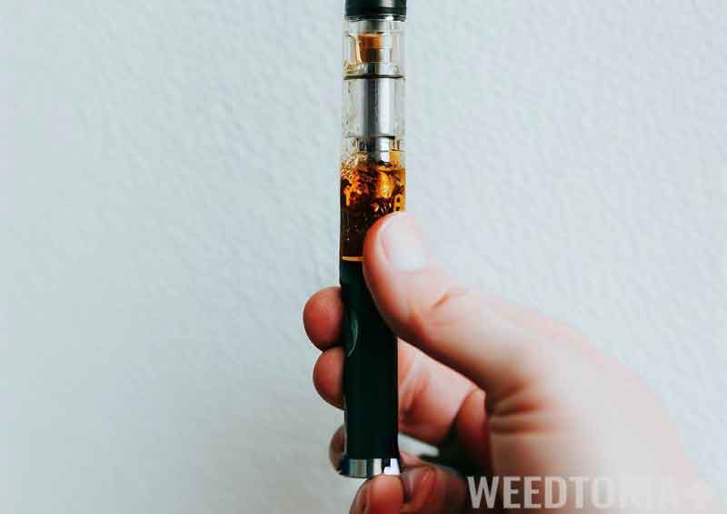 Live Resin in a vape pen