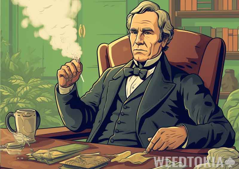 Zachary Taylor laid back smoking