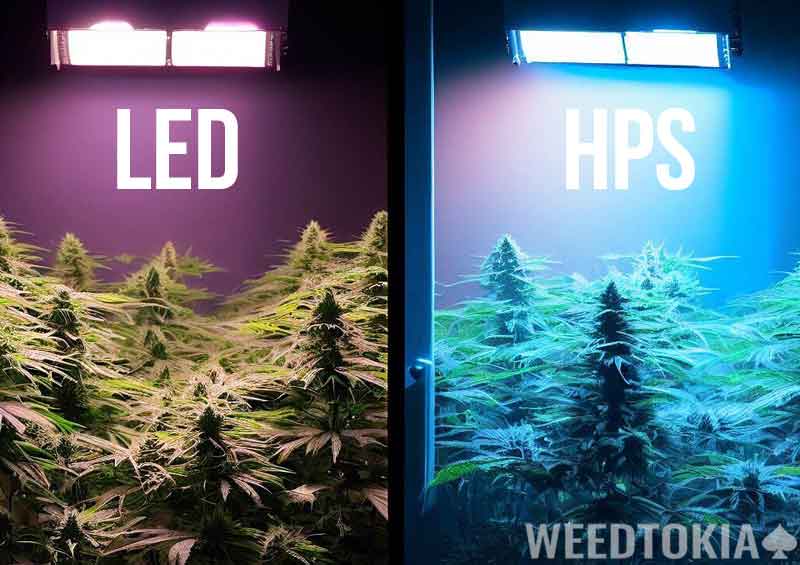 LED vs HPS lighting for sea of green growing