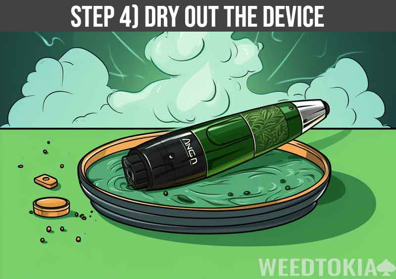 Step 4. Dry out the device