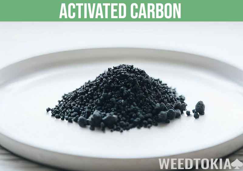 Activated Carbon on a table