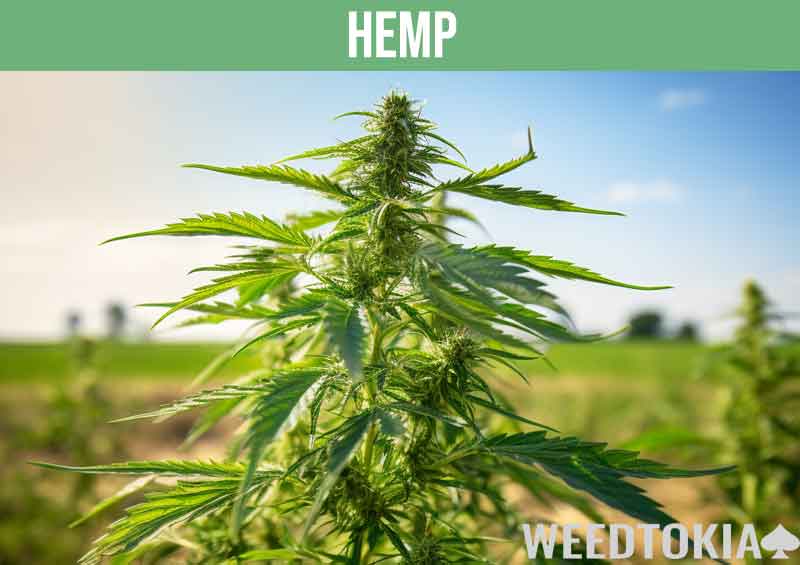 Hemp growing in arid climate