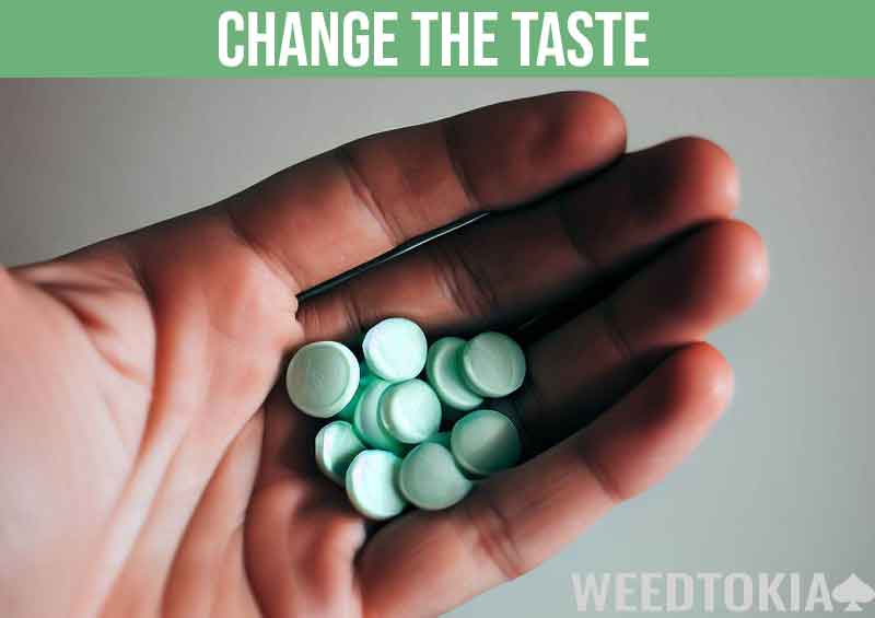 Mints to change the taste of weed in the mouth