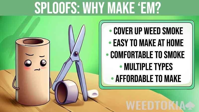 Sploofs infographic showing what they do