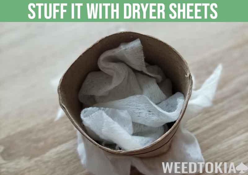 Stuff it with dryer sheets