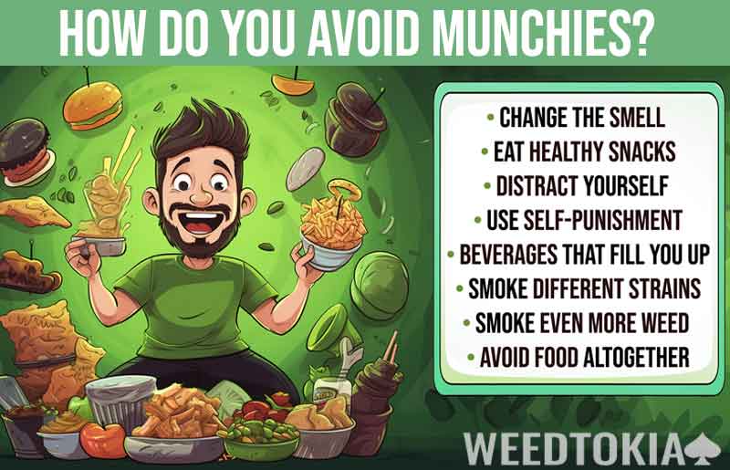 Ways to avoid munchies infographic