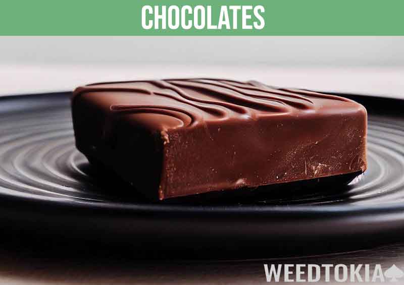 Chocolates infused with THC