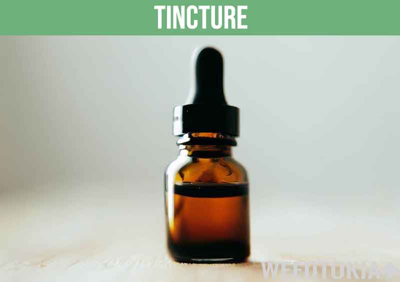 Tincture with marijuana extract